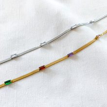 Carica l&#39;immagine nel visualizzatore di Gallery, COLLANA SNAKE con zirconi
