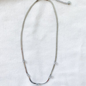 COLLANA SNAKE con zirconi
