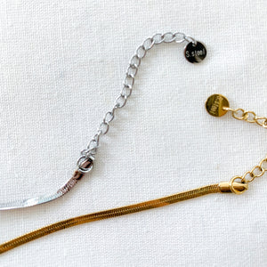 COLLANA SNAKE con zirconi