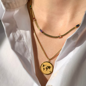 COLLANA SNAKE con zirconi